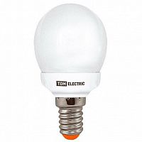 Лампа энергосберегающая КЛЛ-G45-11 Вт-2700 К–Е14 |  код. SQ0323-0155 |  TDM